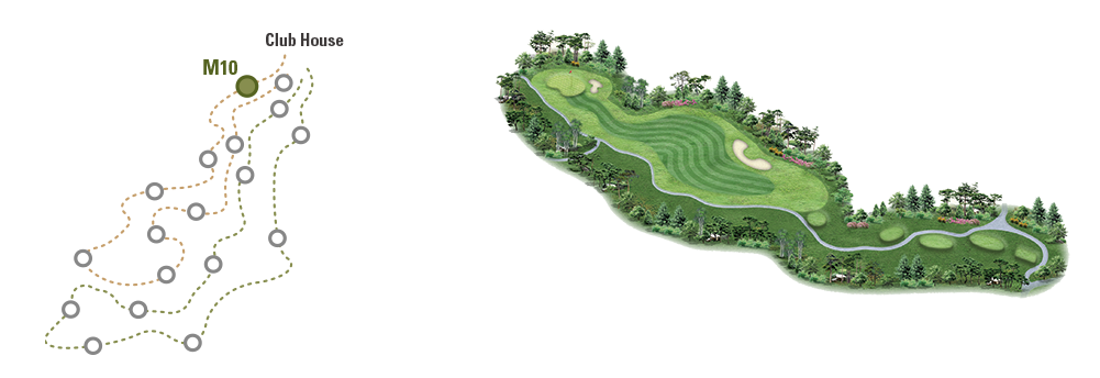 동훈힐마루 코스 회원제 18홀 마루코스 10번홀