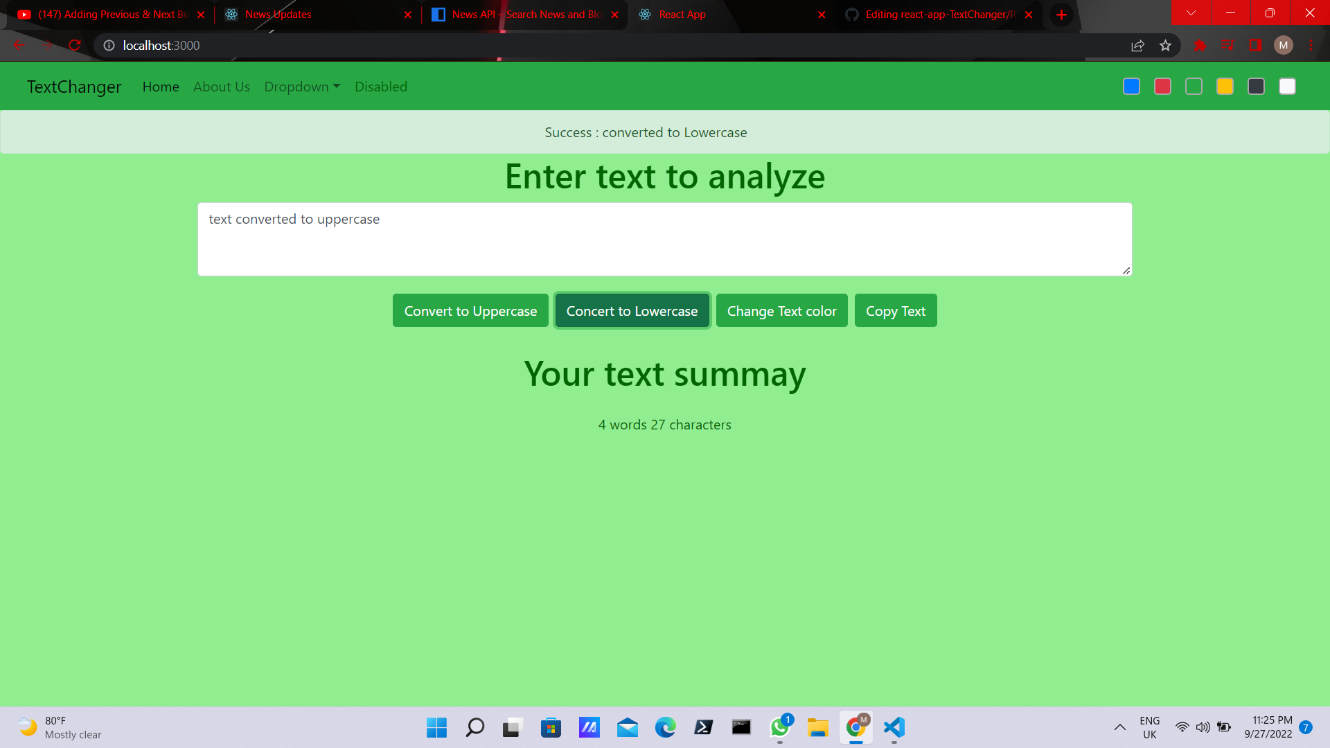 React Convert Text To Uppercase – NRCEH