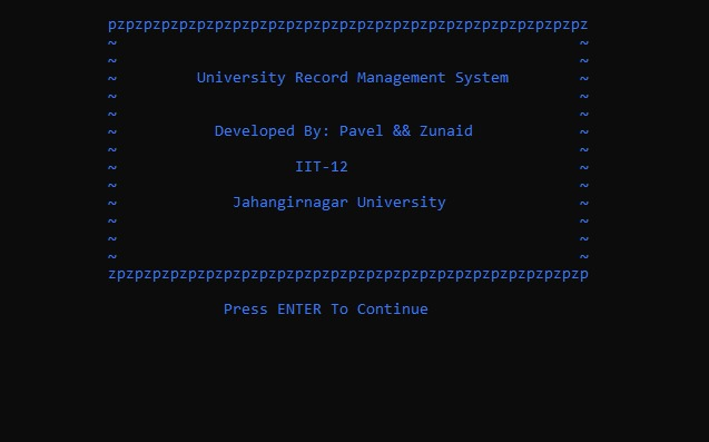 GitHub - farhanpavel/Uni-Recorder: University Record Management System