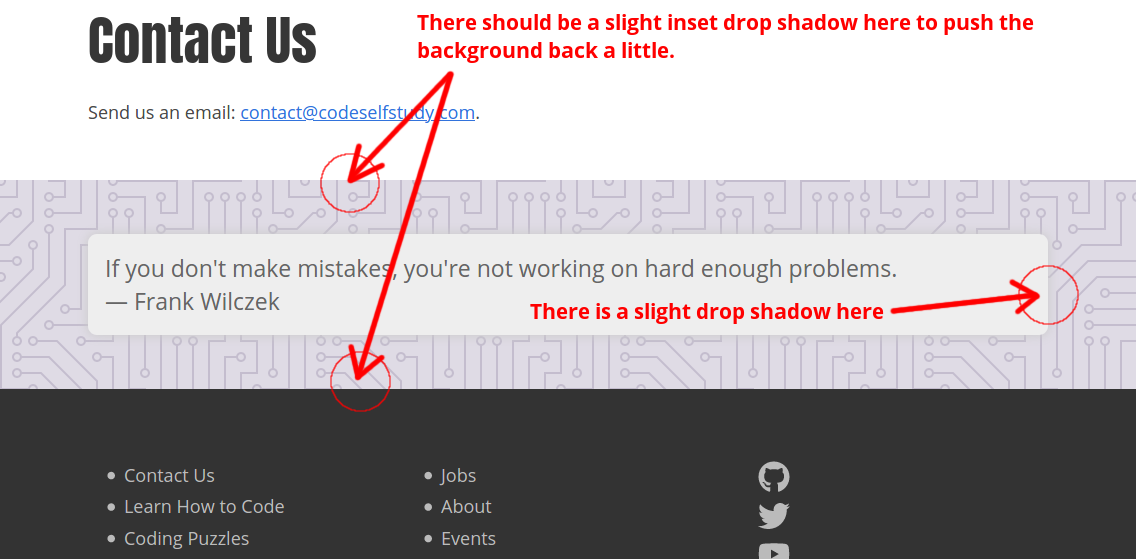 Add inset drop shadow (CSS) · Issue 61 · codeselfstudy/codeselfstudy