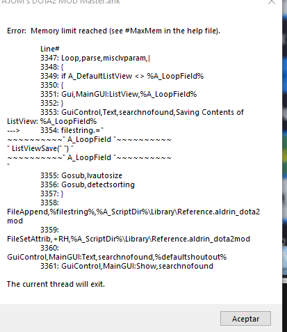 Memory limit reached · Issue #27 · Aldrin-John-Olaer-Manalansan/DOTA-2 ...