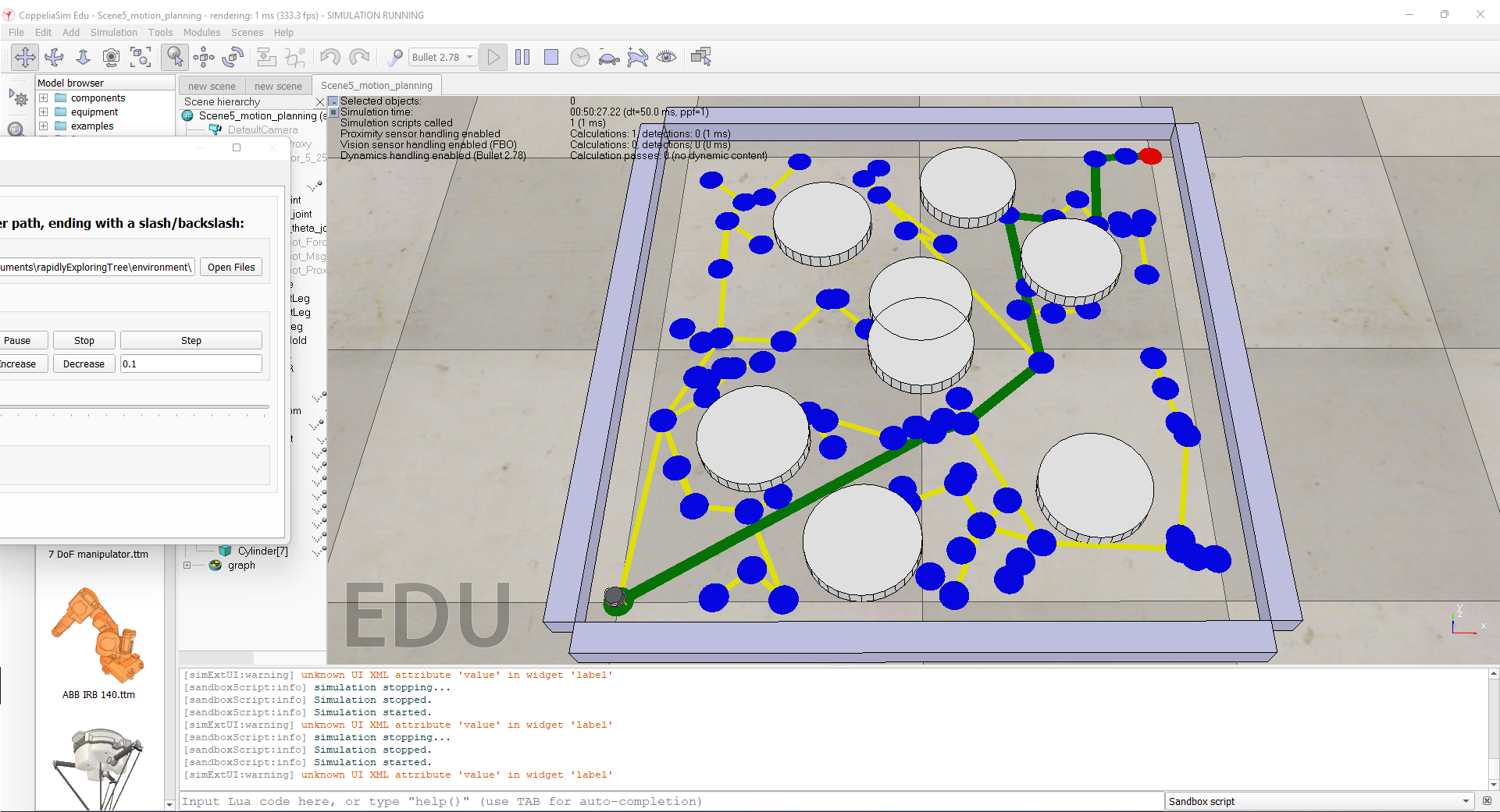 GitHub - MoRazmi/rapidlyExploringTree: Sampling methods for mition planning