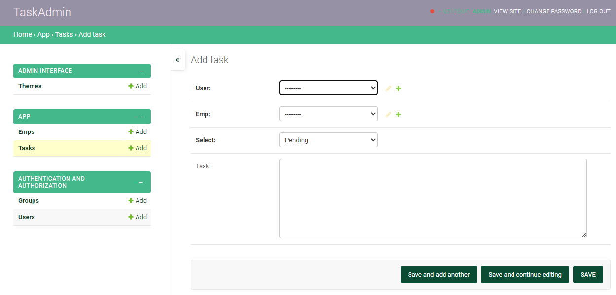 GitHub - Rajraut7719/TaskAdmin