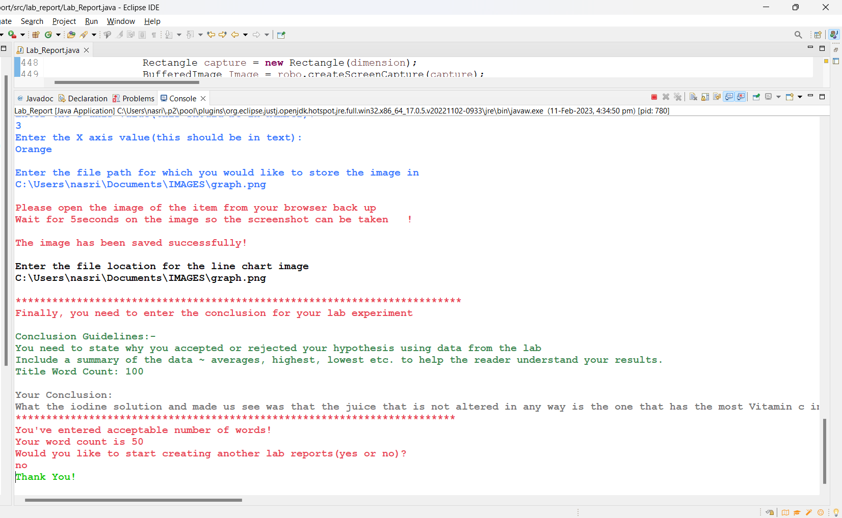 GitHub nasrintamanna/LabReportGenerator