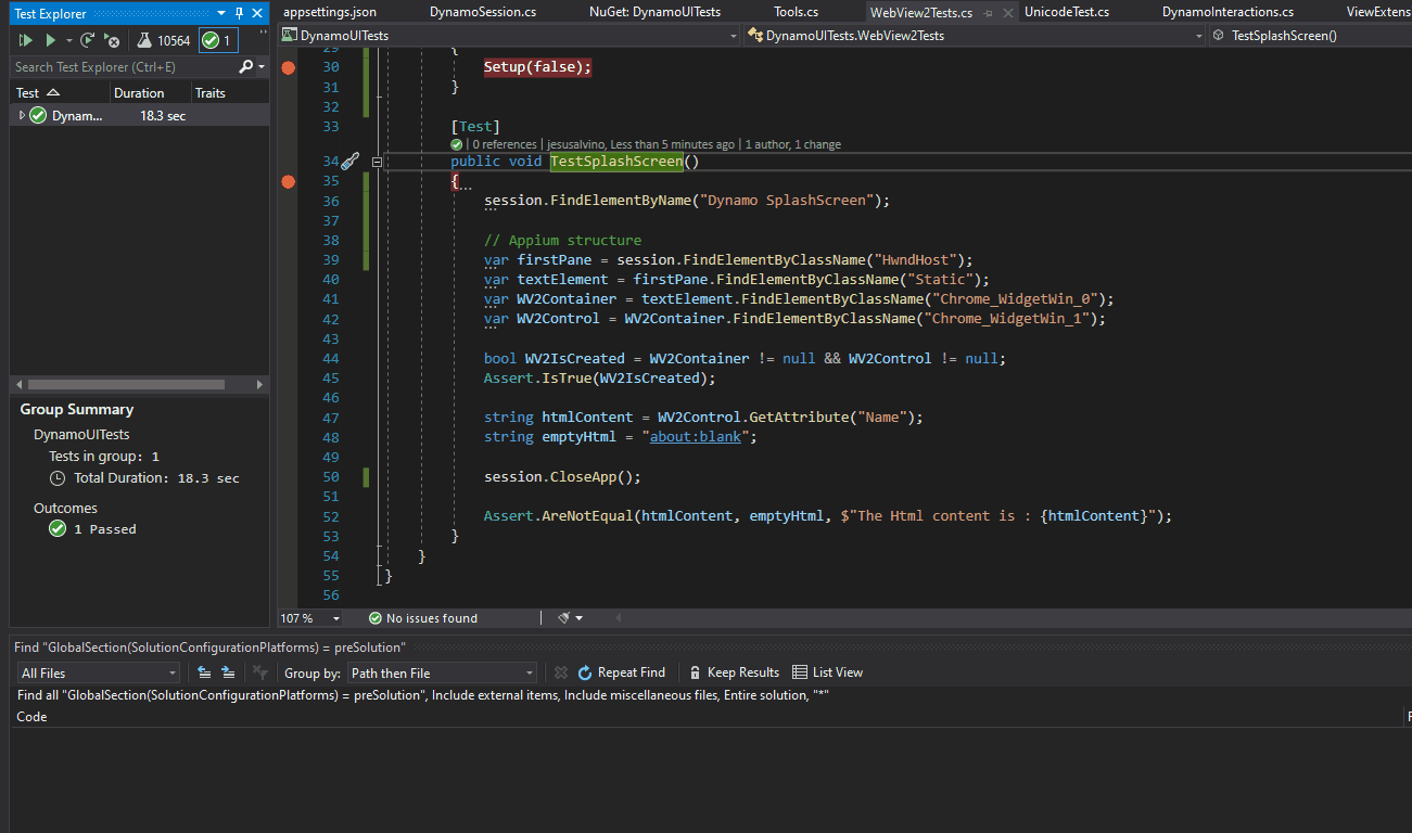 Dyn 3910 wv2 testing by jesusalvino · Pull Request #13604 · DynamoDS ...