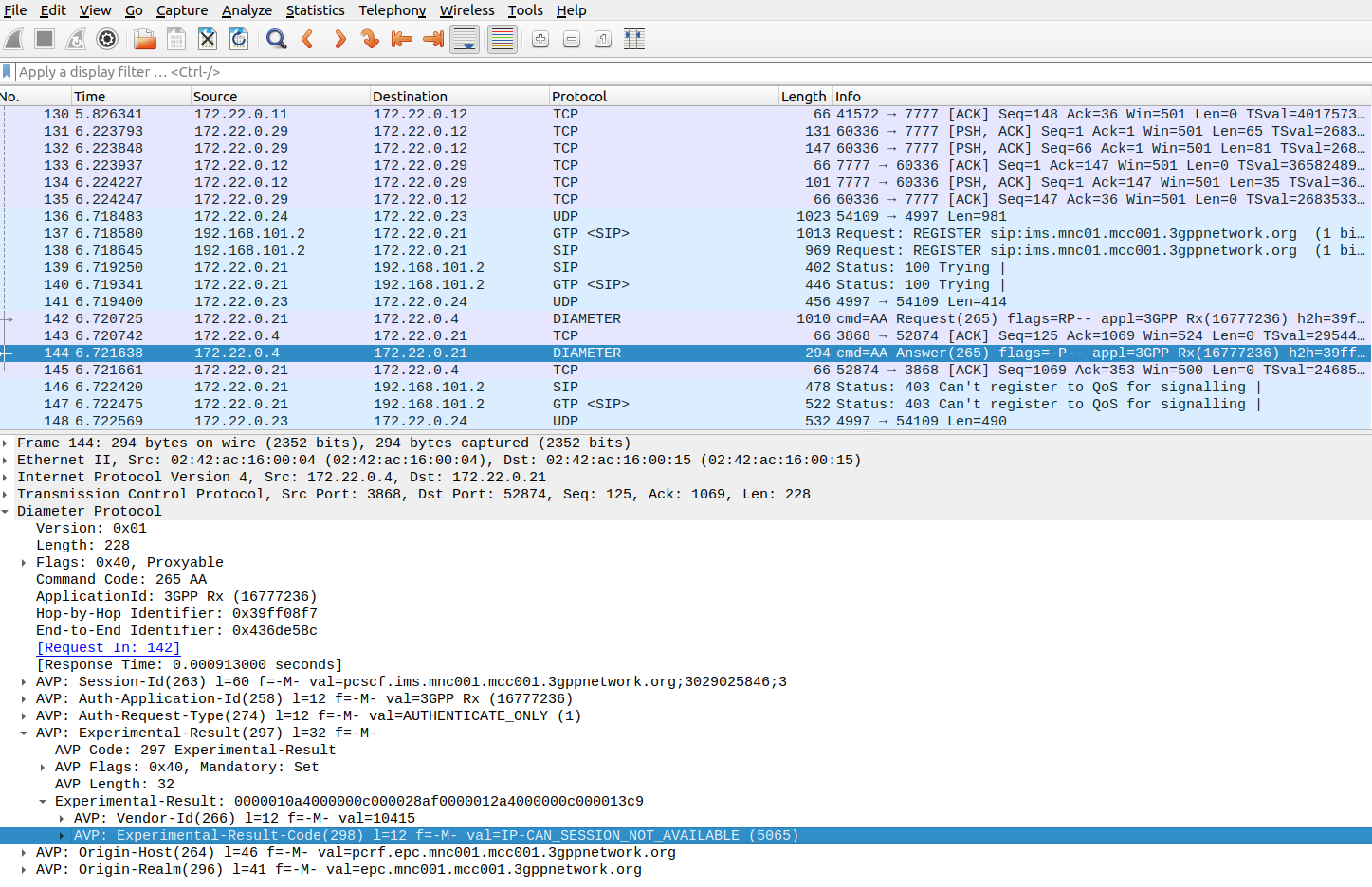 Rx interface issue · Issue #108 · herlesupreeth/docker_open5gs · GitHub