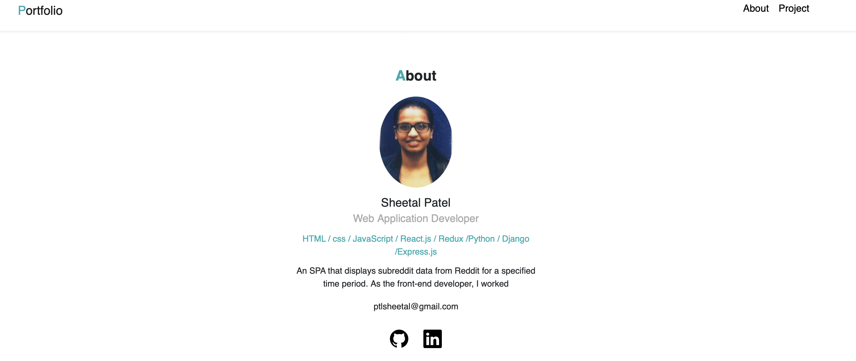 GitHub - ptlsheetal/Portfolio-sheetal · GitHub