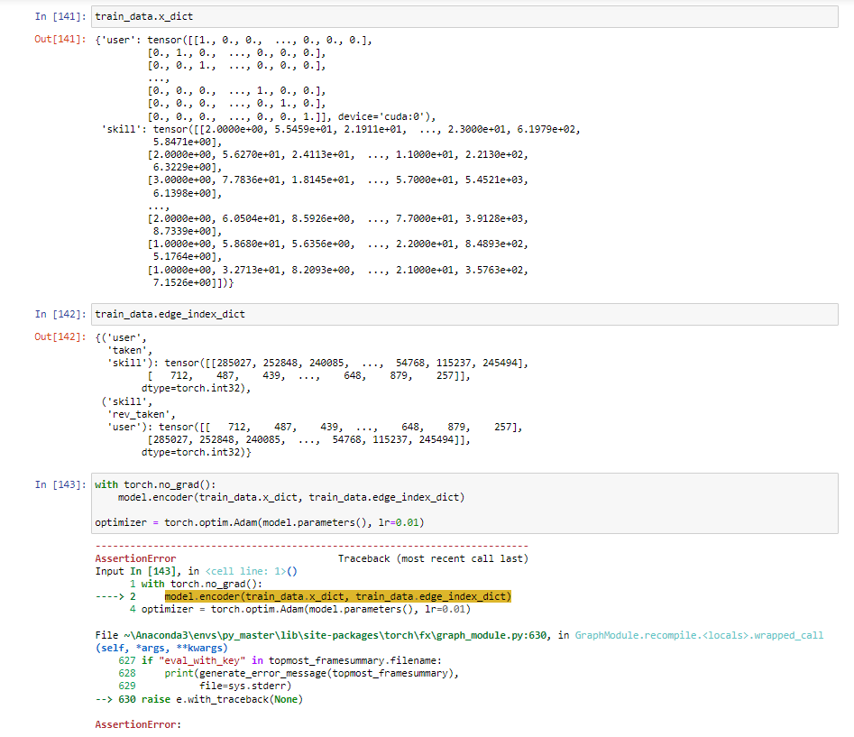 Cannot train model with custom HeteroData dataset. · Issue 4211 · pyg