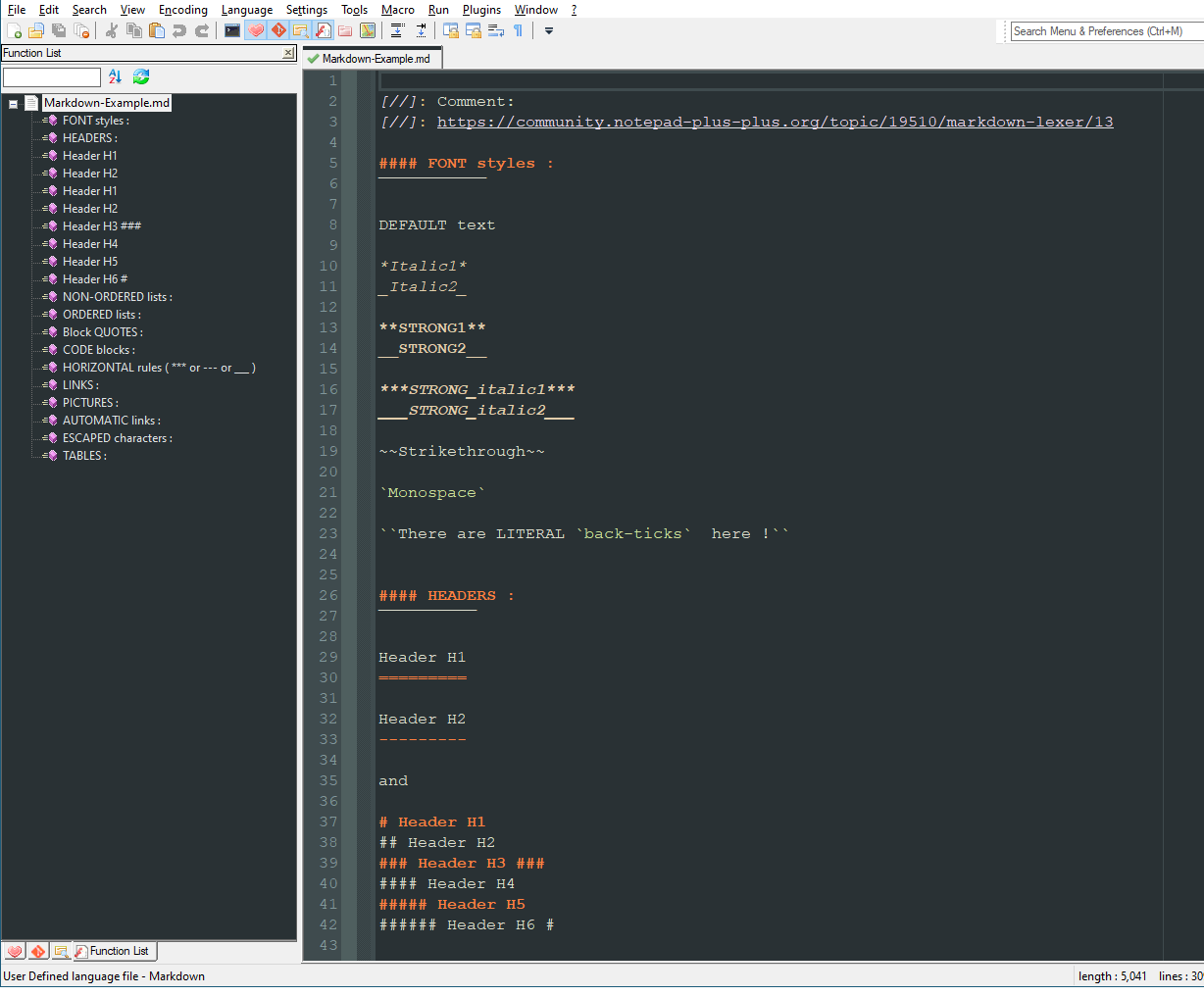 markdown language is invisible and unmodifiable in theme 