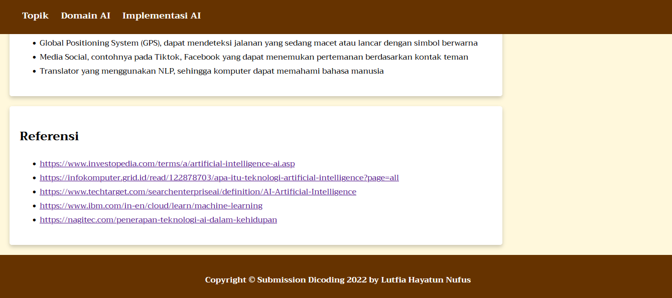 GitHub - Lutfiahn/Submission-dicoding: Belajar Dasar Pemrograman Web