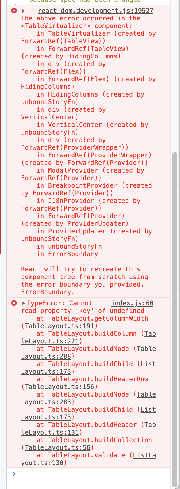 Open Table performance bugs · Issue #1205 · adobe/react-spectrum · GitHub
