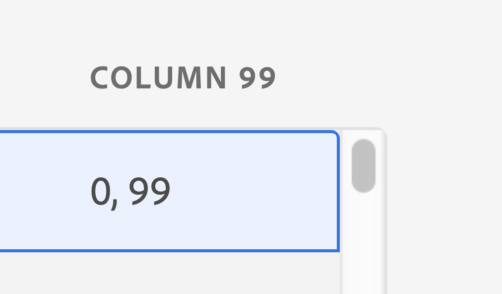 ListView/TableView selected rows shouldn't have a rounded corner when