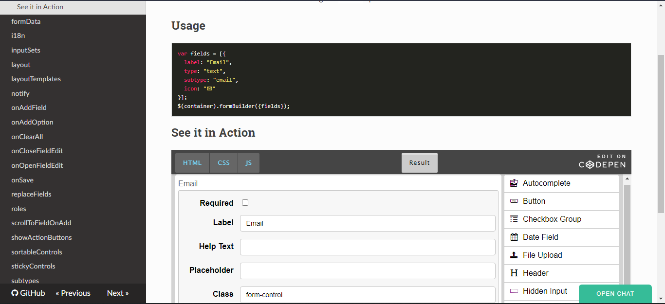 How to Change Label in custom added field · Issue #1240 · kevinchappell ...