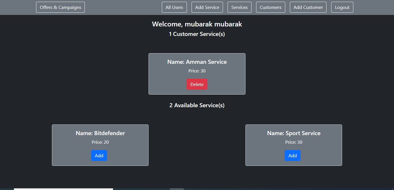 GitHub - MubarakAdli/CRM_Project