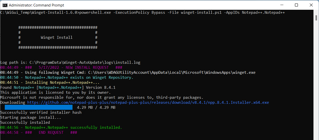 Bug in latest Version · Issue #40 · Romanitho/Winget-Install · GitHub
