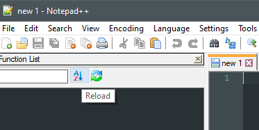 Function List button tool tips are mixed up · Issue #9804 · notepad ...