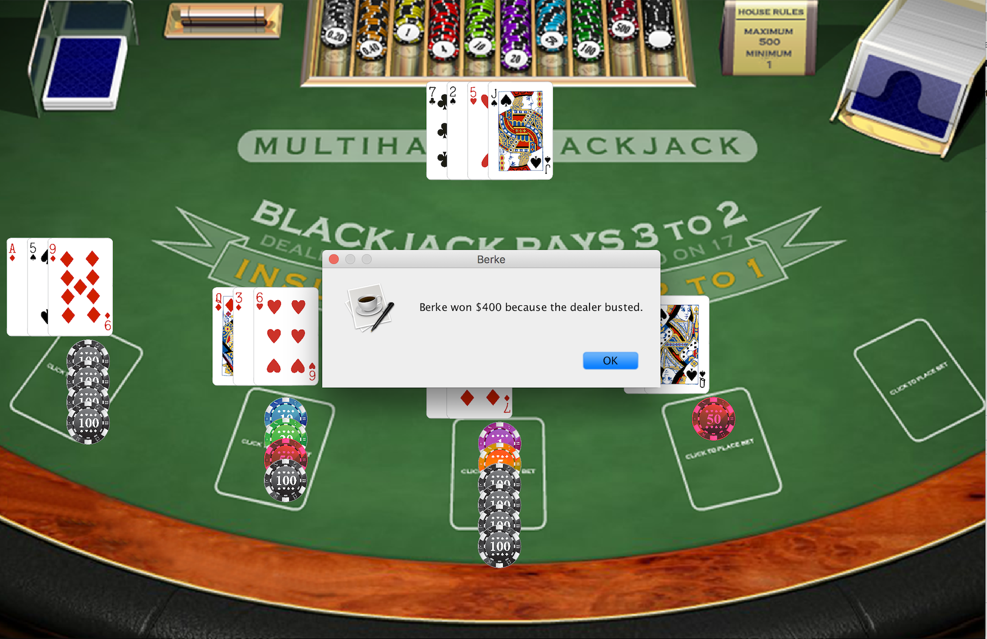 GitHub - BerkeAltiparmak/multiplayer-blackjack: A multiplayer blackjack ...