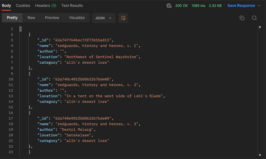 GitHub - AniiB/eso-lore-api: Lorebooks from Elder Scrolls Online