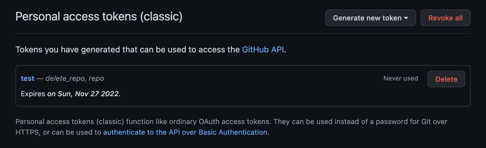 Personal access tokens · community · Discussion #34821 · GitHub