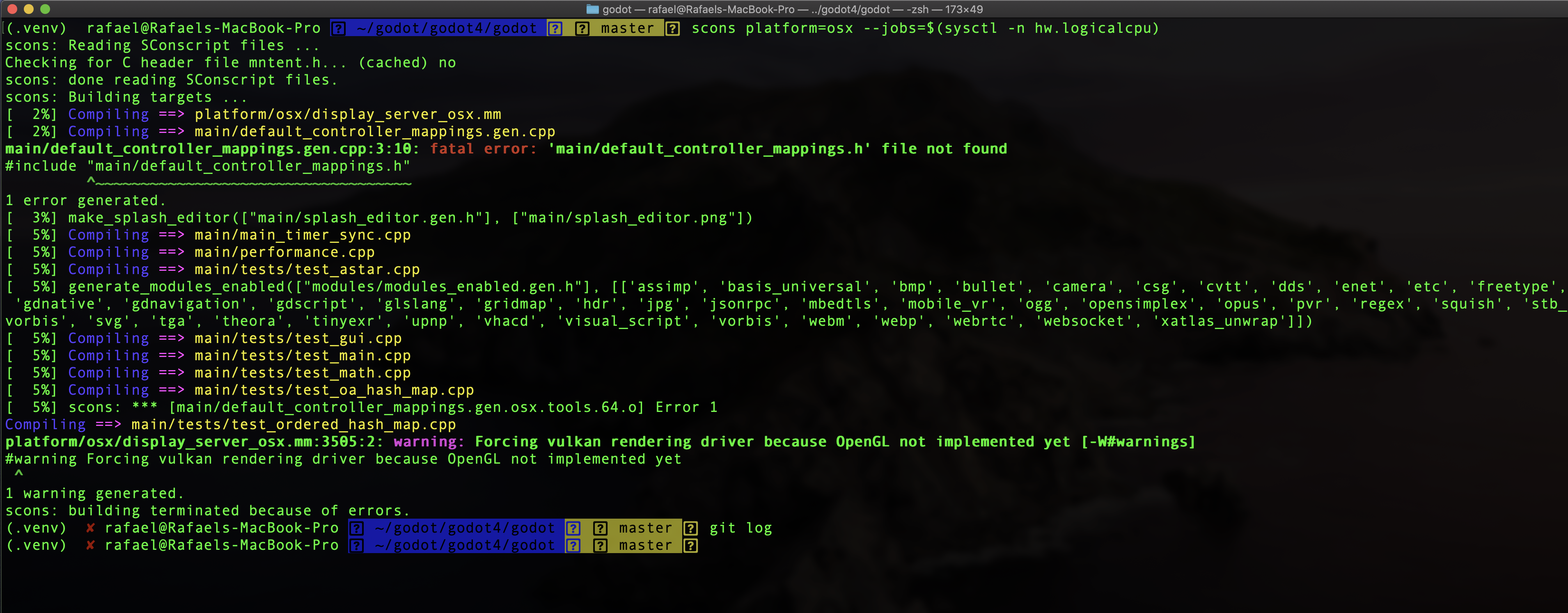 Cannot compile Godot 4.0 on MacOS · Issue #37550 · godotengine/godot ...