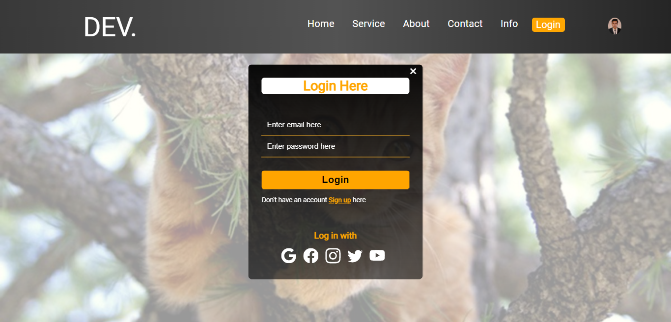 GitHub - mdsajedulislamgithub/Login-form: This is toggle login card. it ...