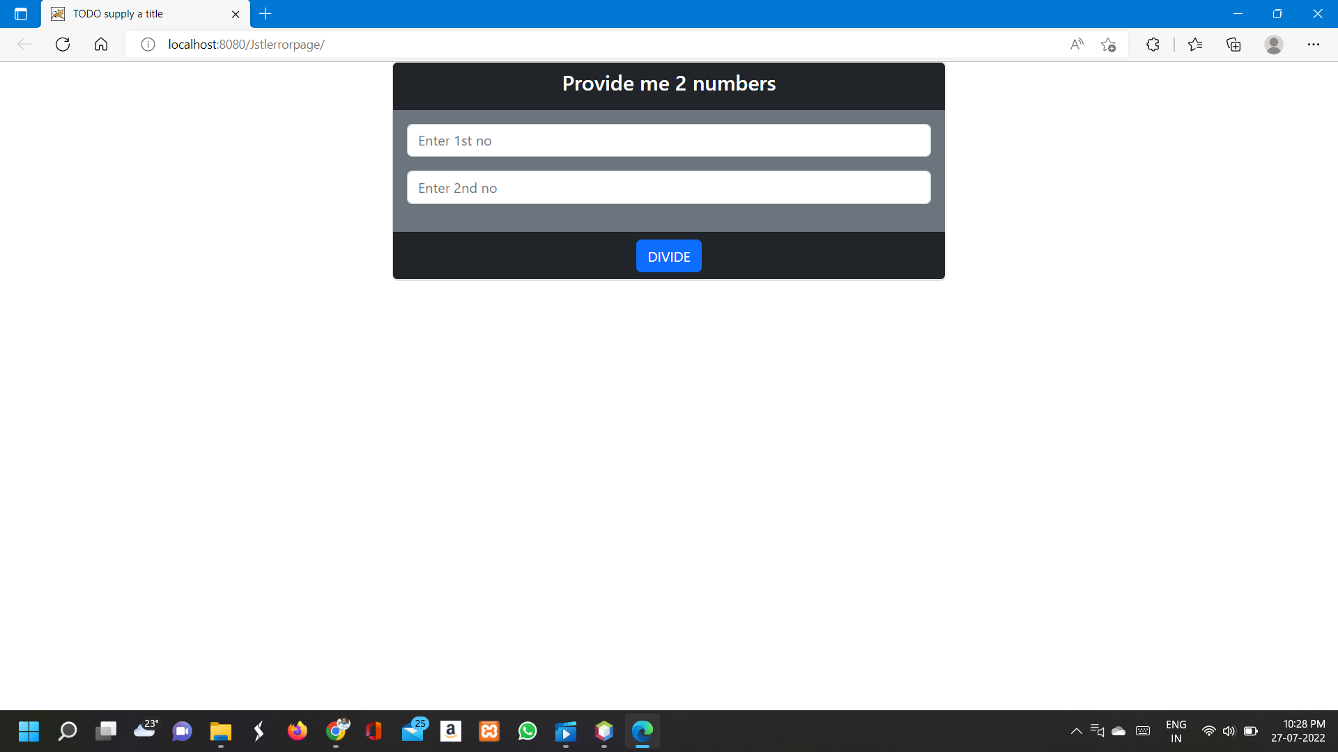 GitHub - ganeshaware18/JSPErrorpage