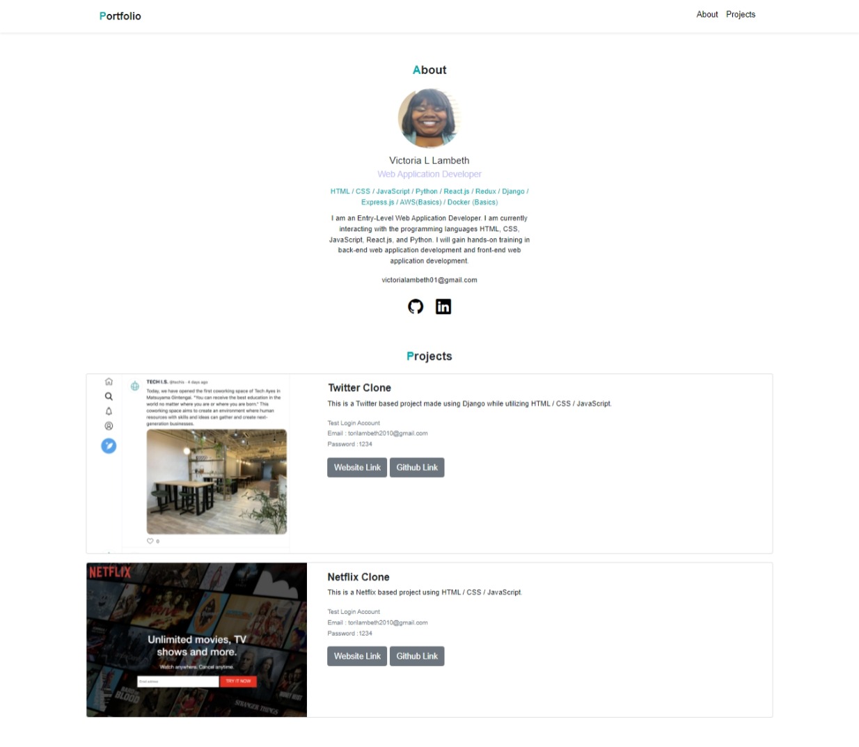 GitHub - TORILAMB07/portfolio: This is my portfolio project