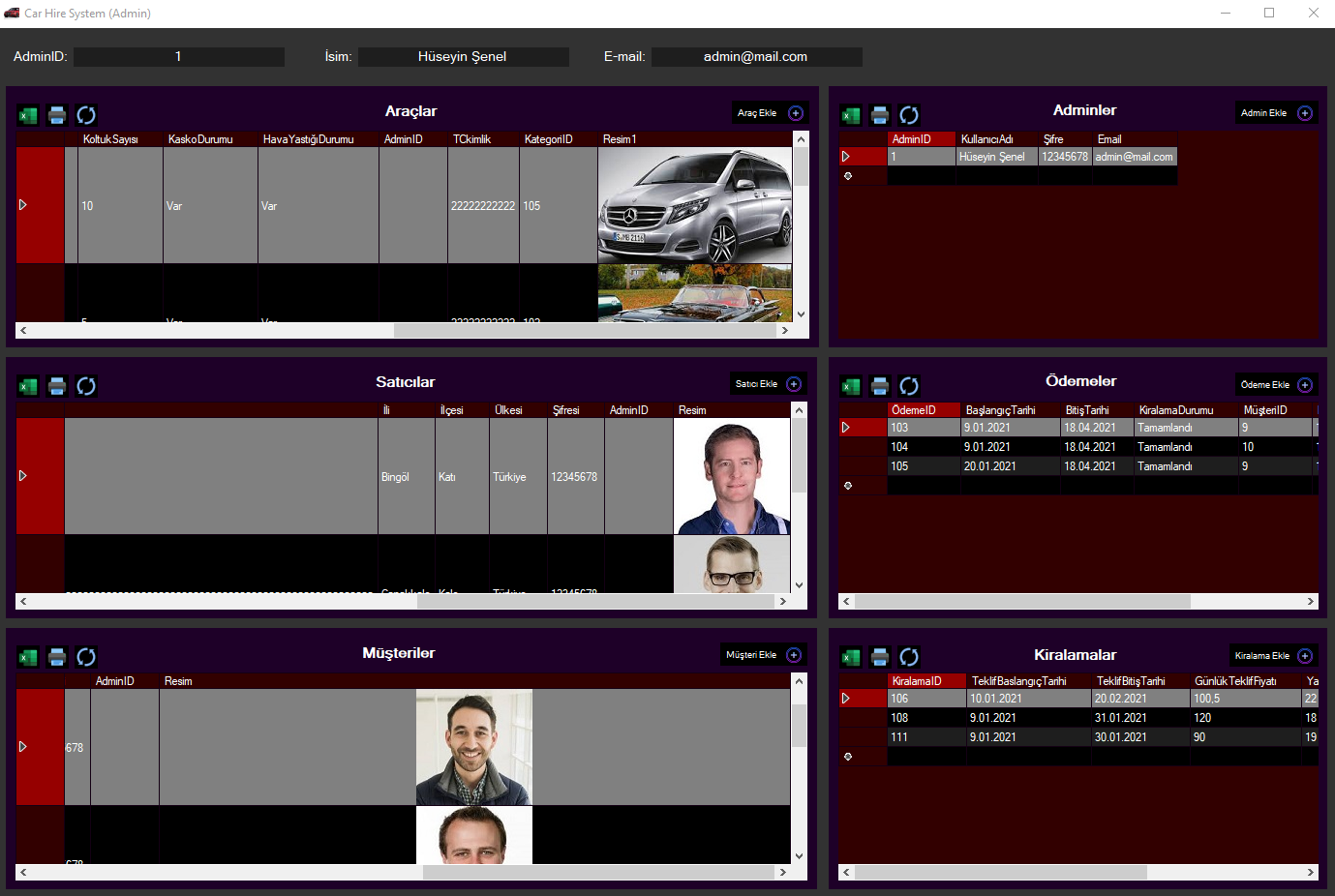 GitHub - Huseyin-Senel/Car-Hire-System