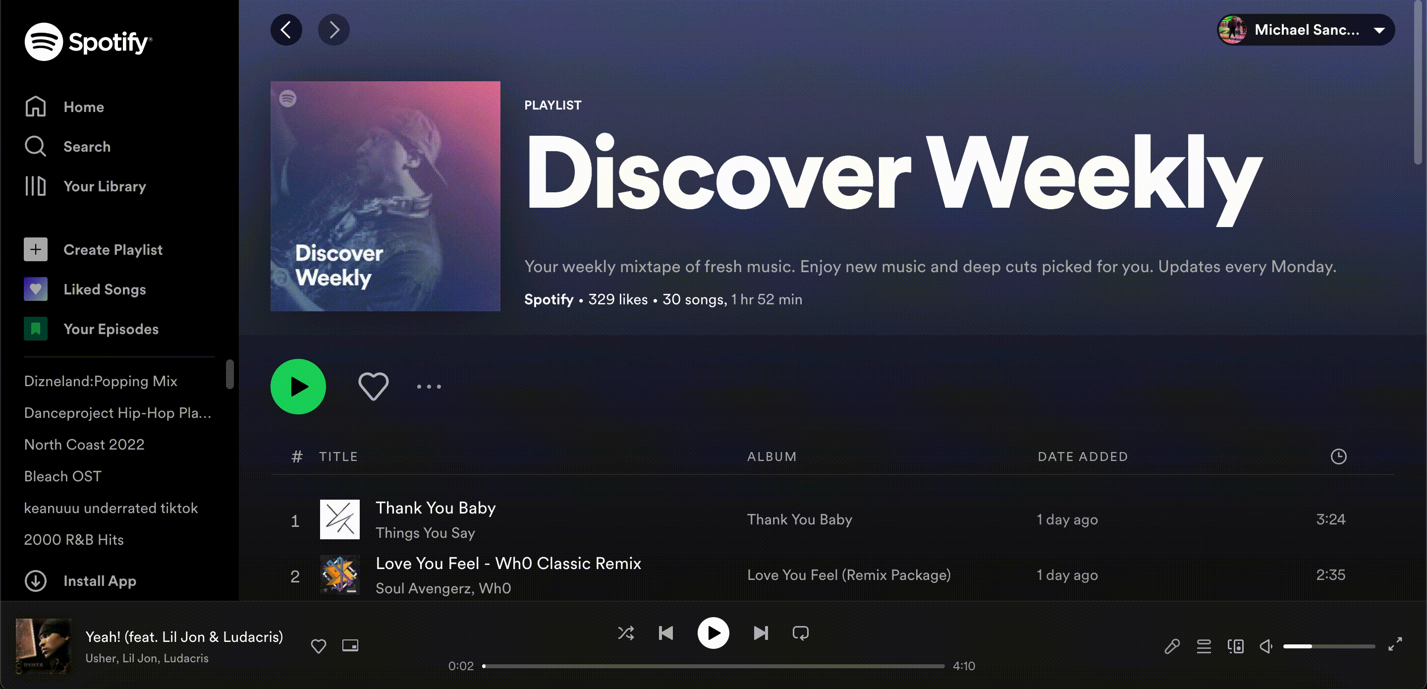 GitHub - MikeSanDev/Spotify-Clone: Spotify Discovery page clone. I used ...