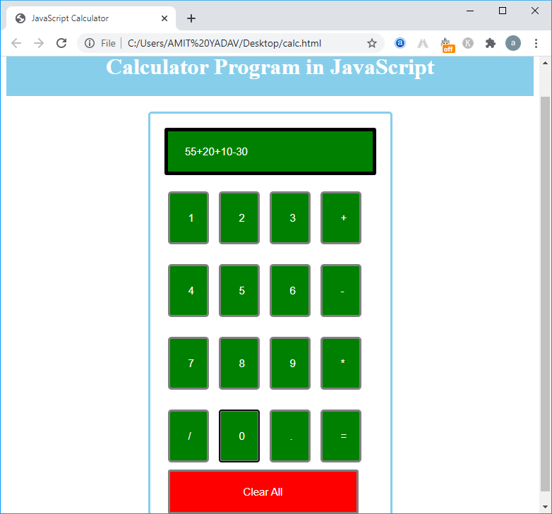 javascript-calculator