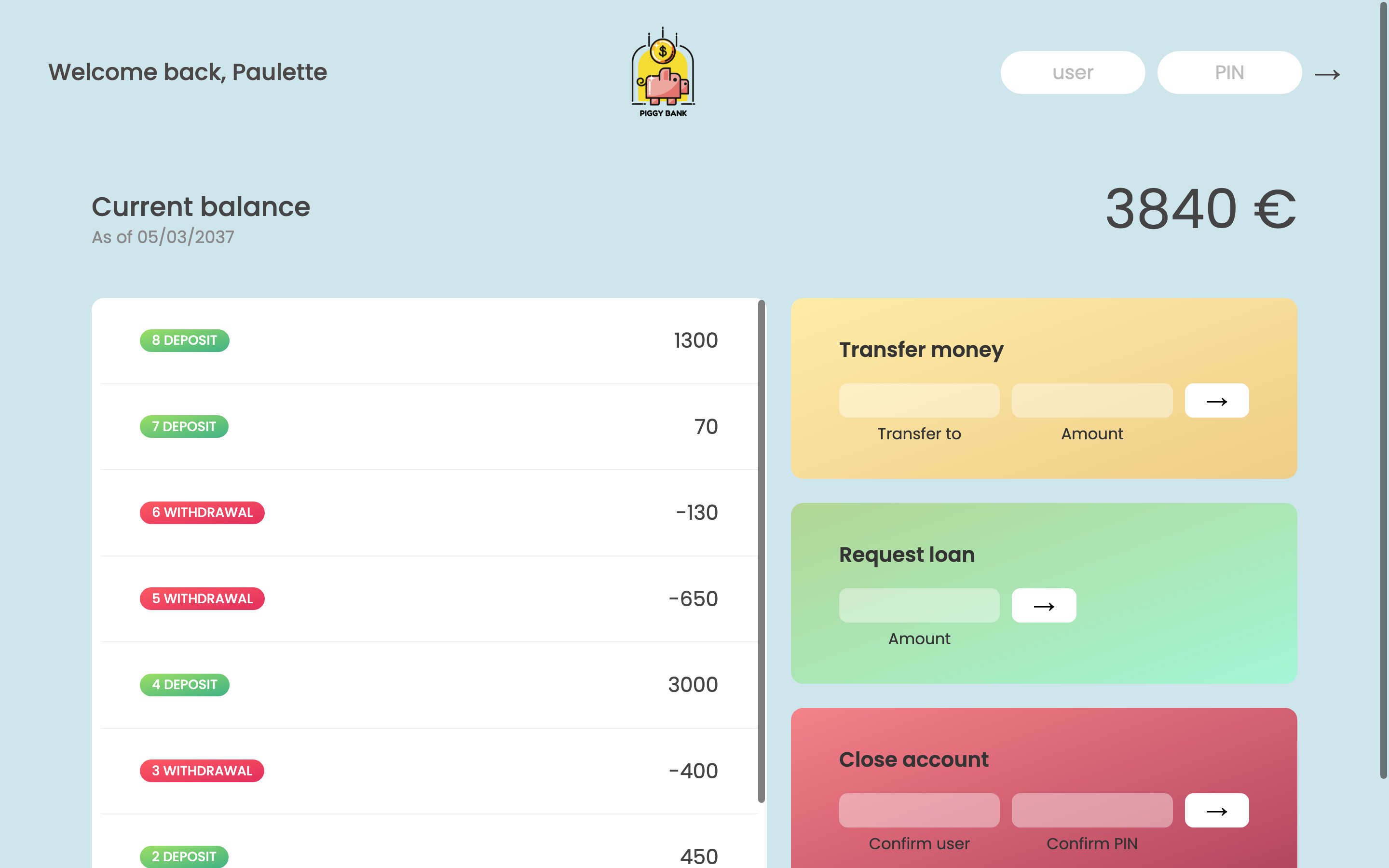 GitHub PauletteZaldivarFlores/PiggyBank Piggy Bank, an app for
