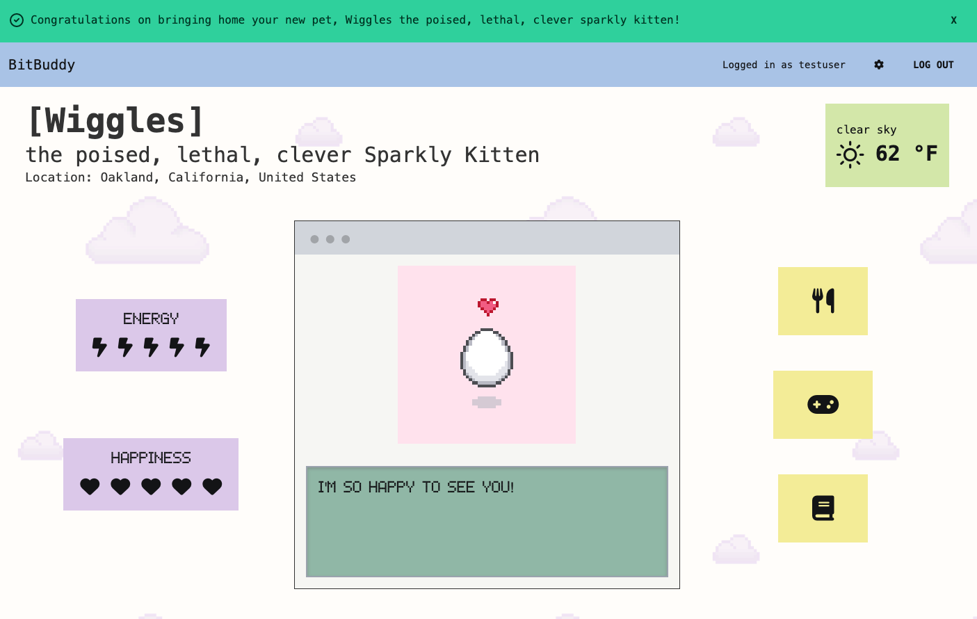 GitHub - hanazzz/virtual-pet-app: A web app where users can generate ...