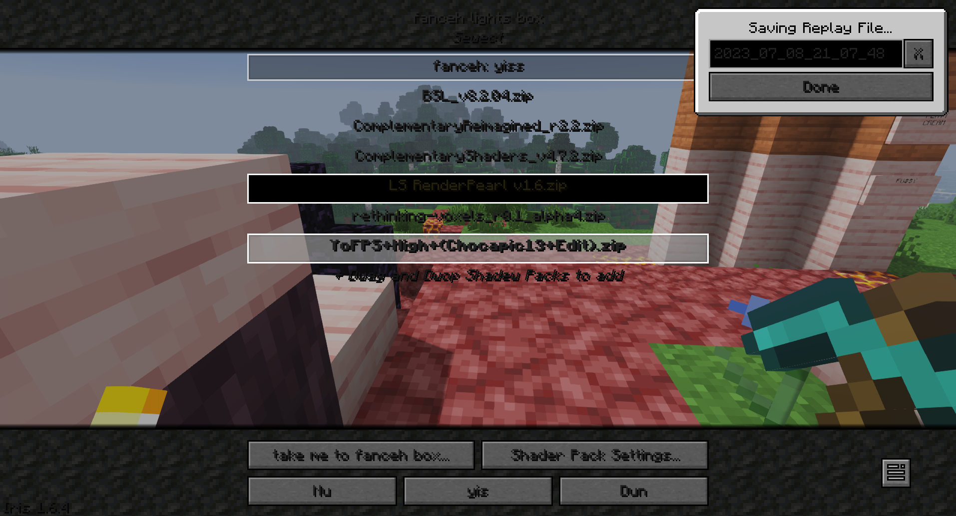 All gui text turns black when using shaders issue 2046 irisshaders
