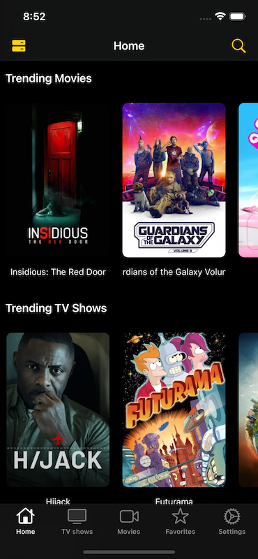 Streamer iOS screenshot 1