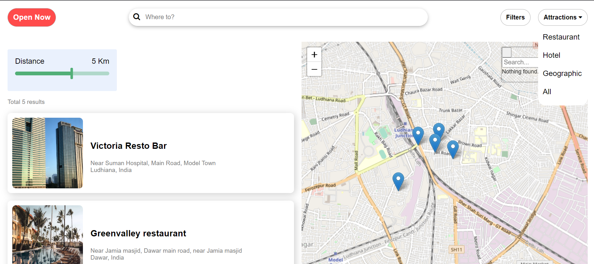 GitHub - shahil9728/TourTap: Google Maps-like website with hotels ...