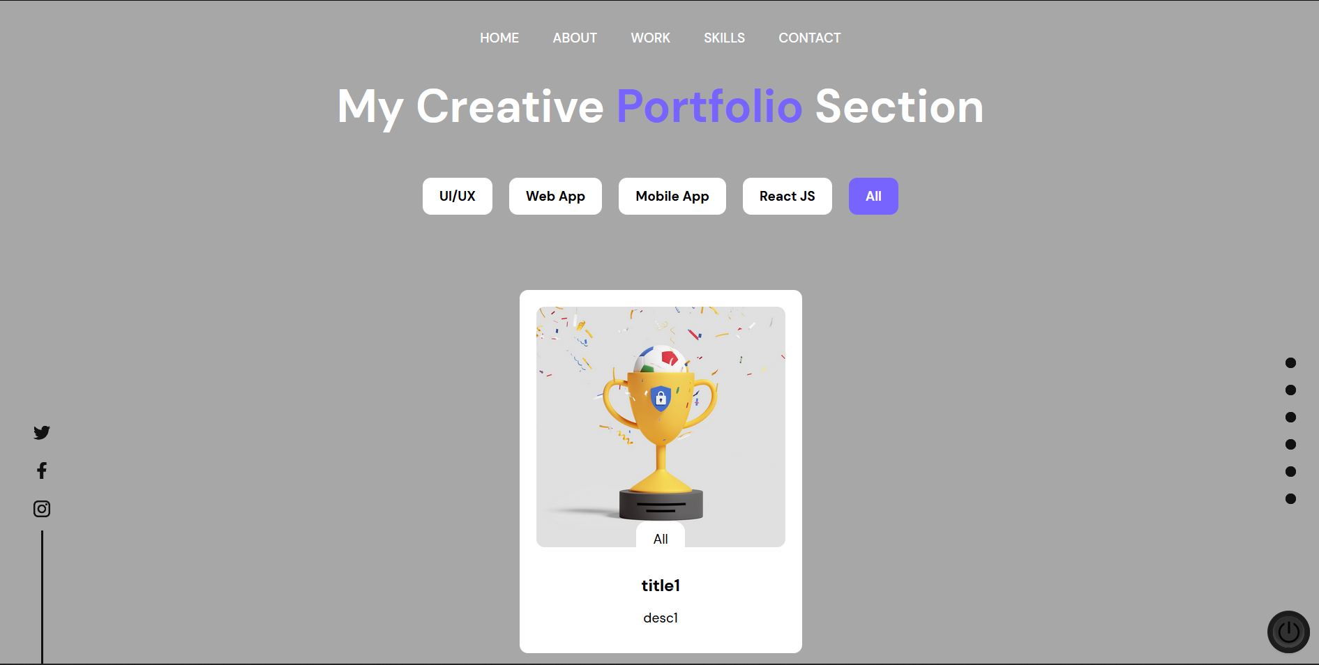 GitHub - matszJS/Portfolio: This portfolio was created using React ...
