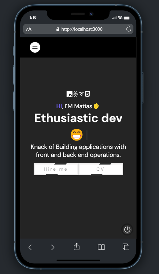 GitHub - matszJS/Portfolio: This portfolio was created using React ...
