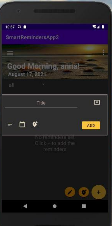 GitHub - nawrasAbb/Smart-Reminders-Android-Application
