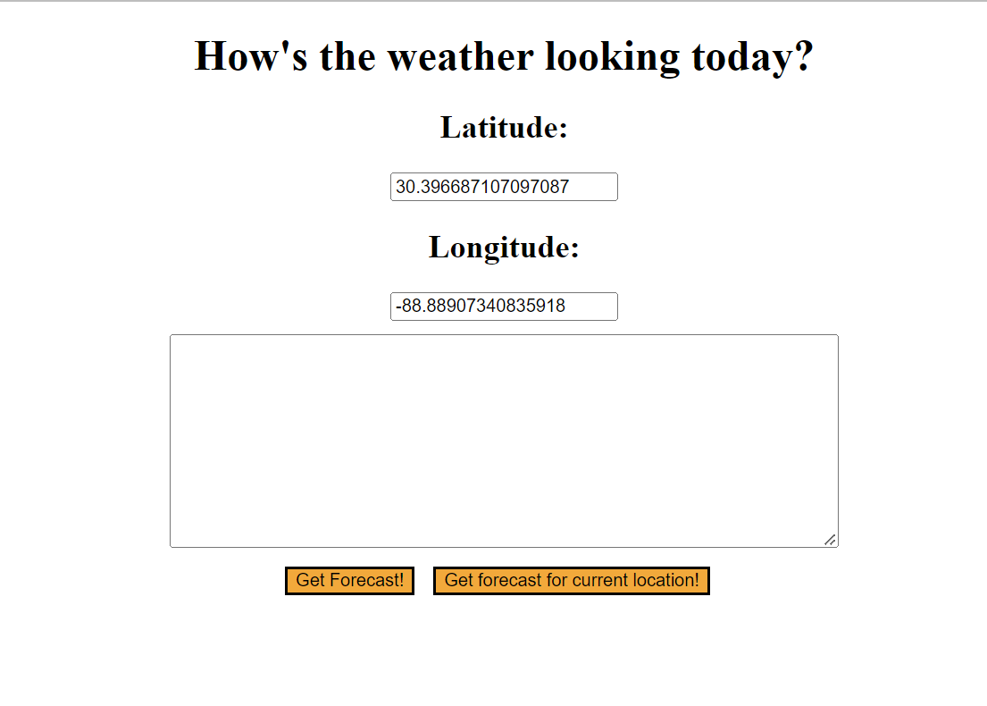 GitHub - MrDustinMiller/Simple-Weather-App: Retrieve the weather based ...