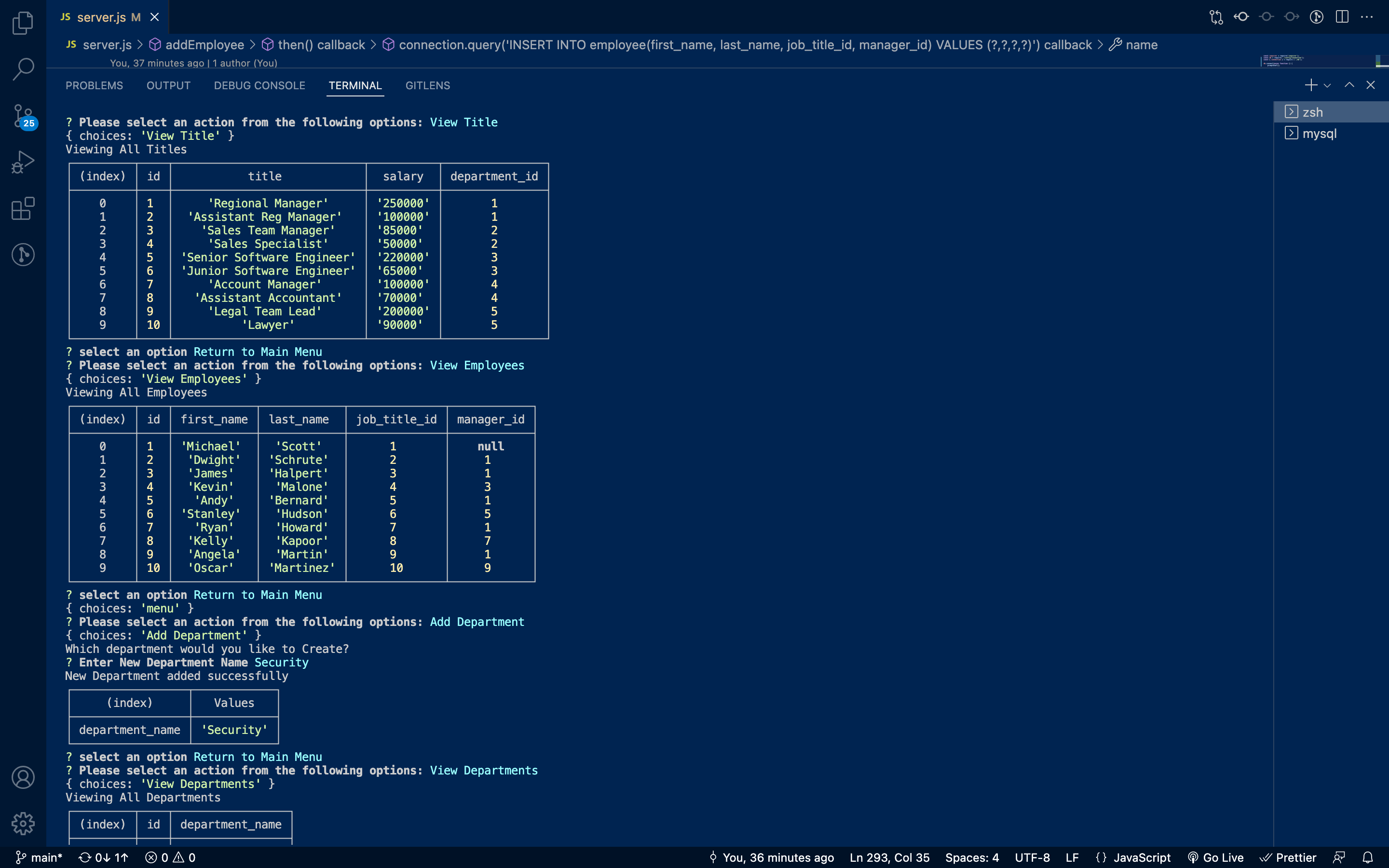 GitHub - Zurdoc8/employee_Tracker