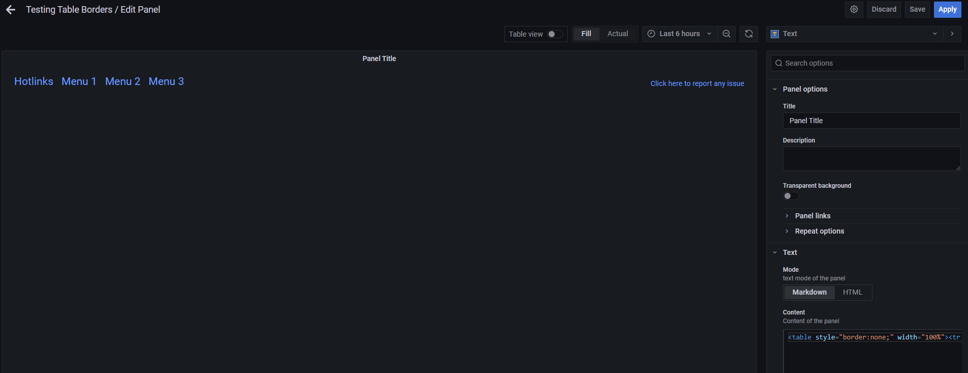 HTML table parameters border = 0 or border = none doesn't work in