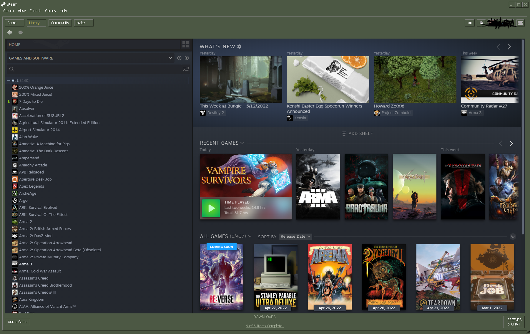 Steam Library Broken? · Issue #12 · ungstein/OG-Steam-Library · GitHub