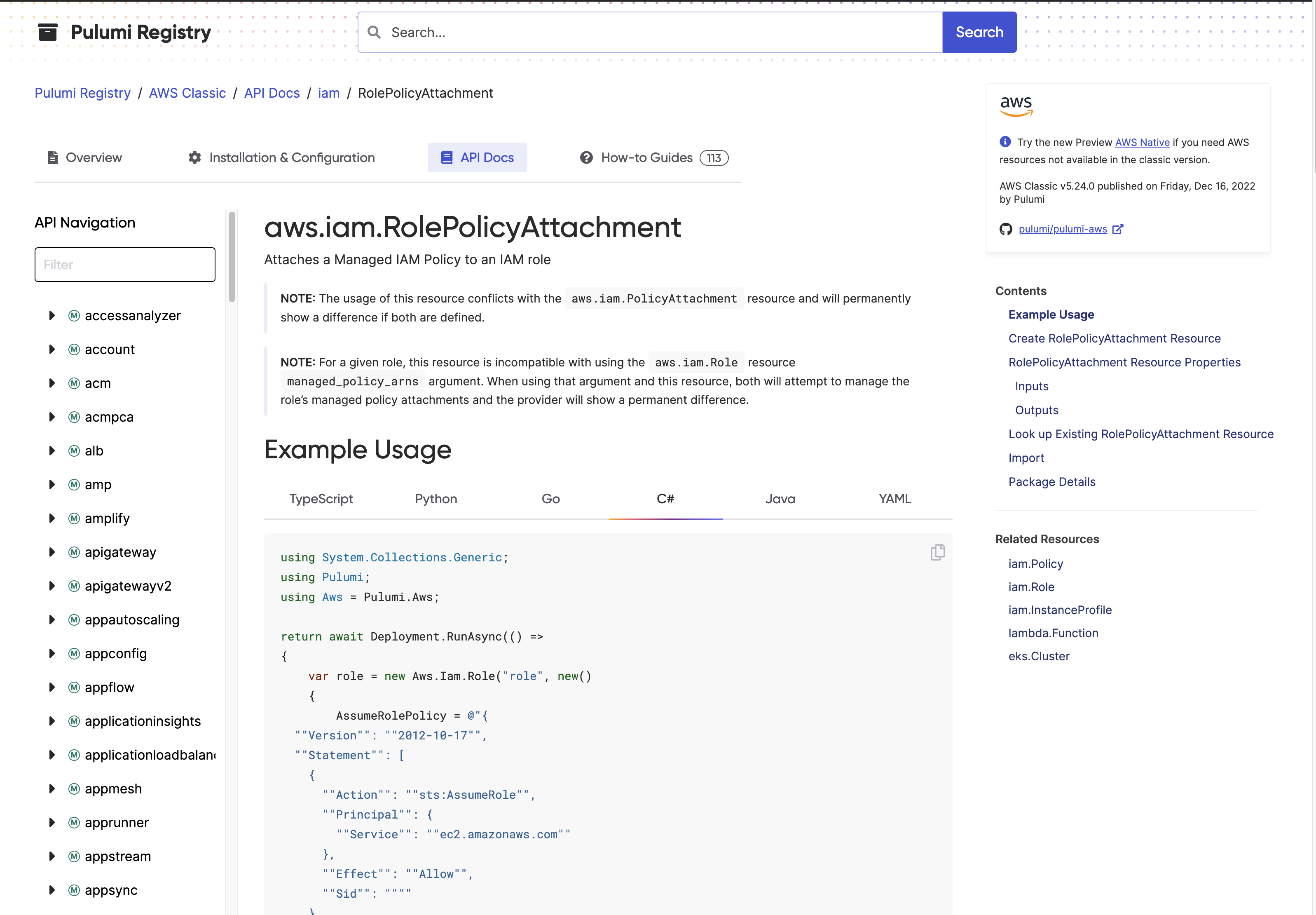 responsive & style adjustments to package pages · Issue #1830 · pulumi ...