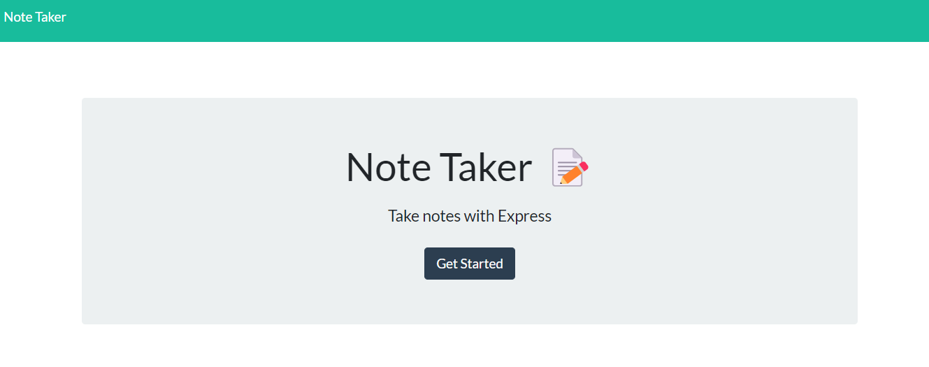 GitHub - ek33450505/Note-Taker