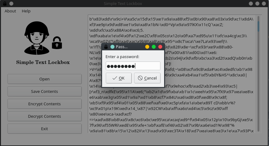 GitHub - fsjal-sys/SimpleTextLockbox: GUI application that password ...