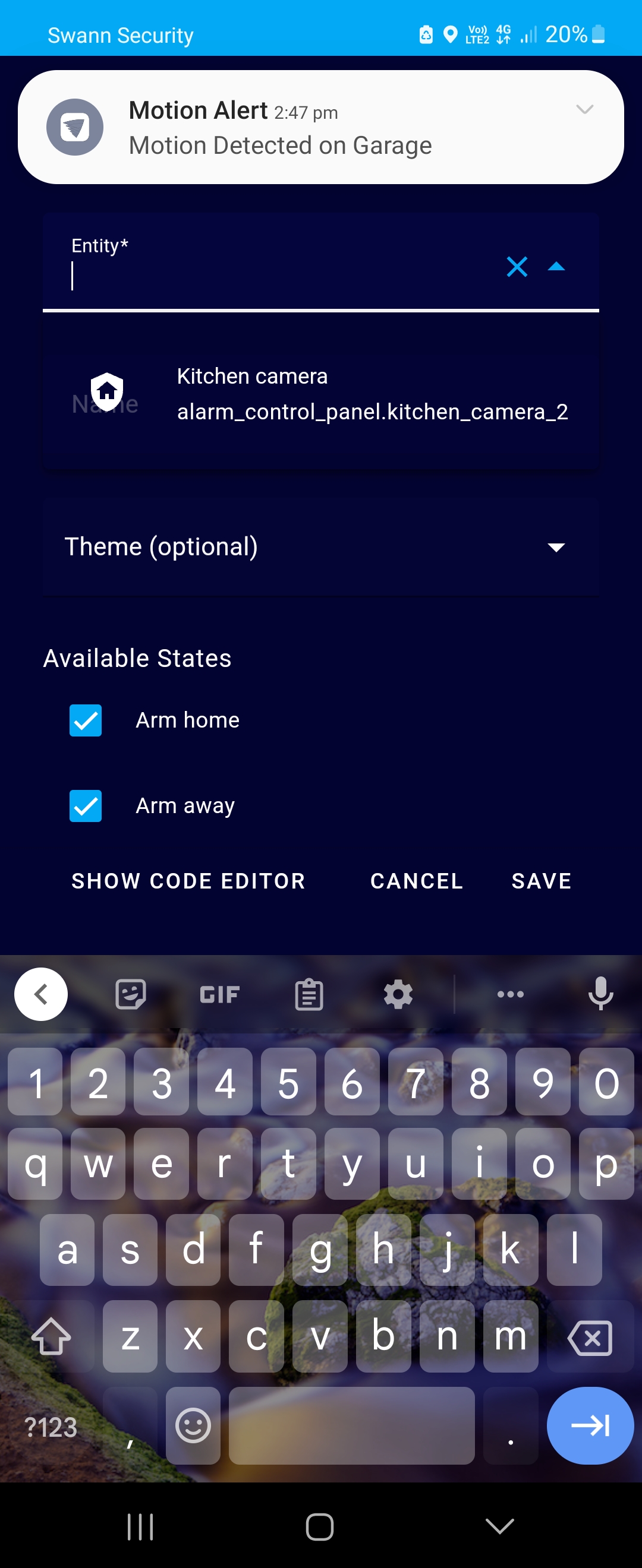 Alarm control panel state · Issue #599 · fuatakgun/eufy_security · GitHub
