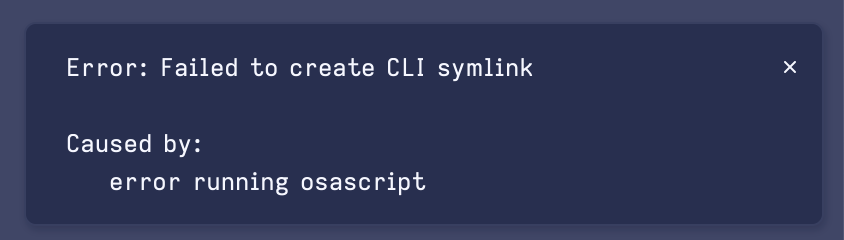 Unable to install CLI (Apple M2) · Issue #6134 · zed-industries/zed ...