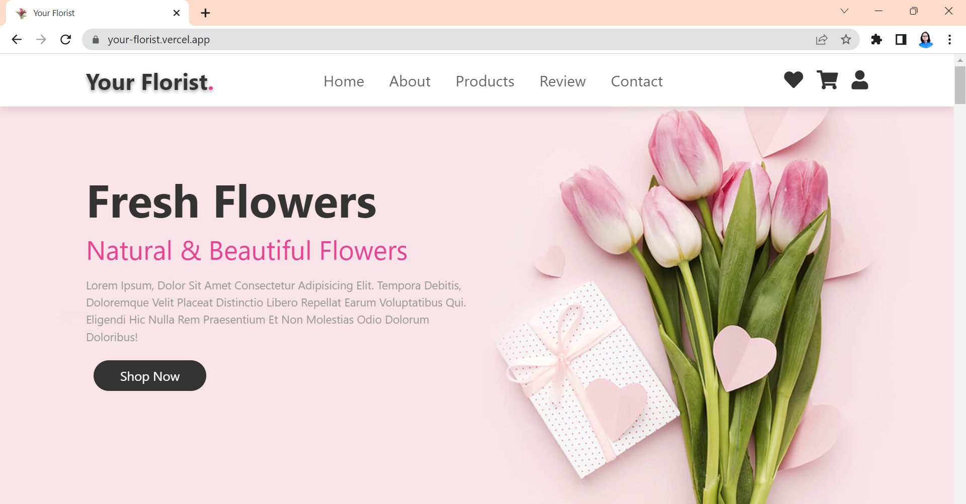 GitHub - pragati-tripathi05/Your-Florist: A responsive, simple HTML-CSS ...