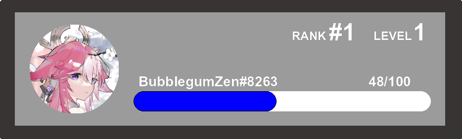 Level Rank Card