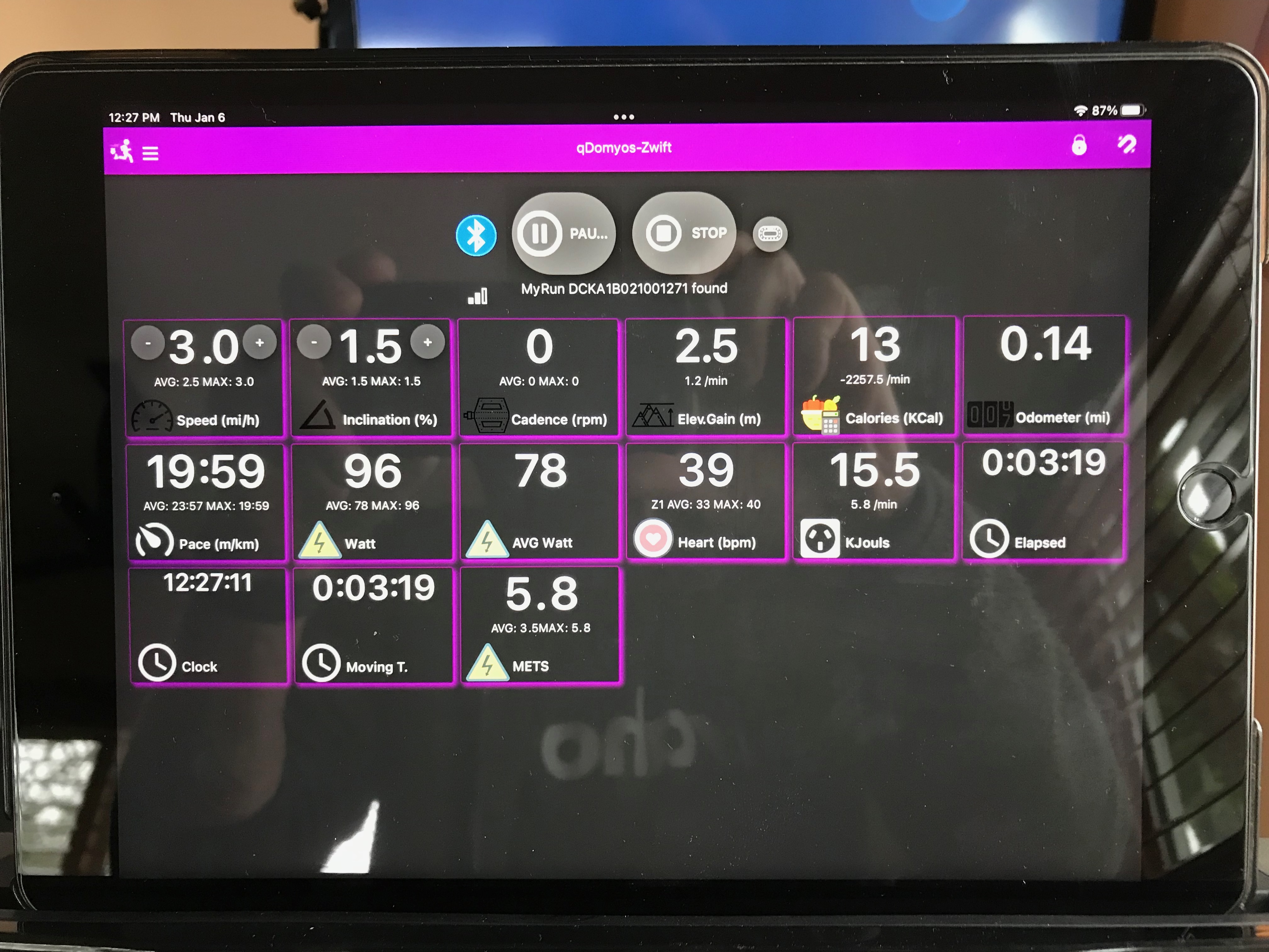 [BUG] Myrun Cadence always zero (SOLVED) on QZ app. Now working on